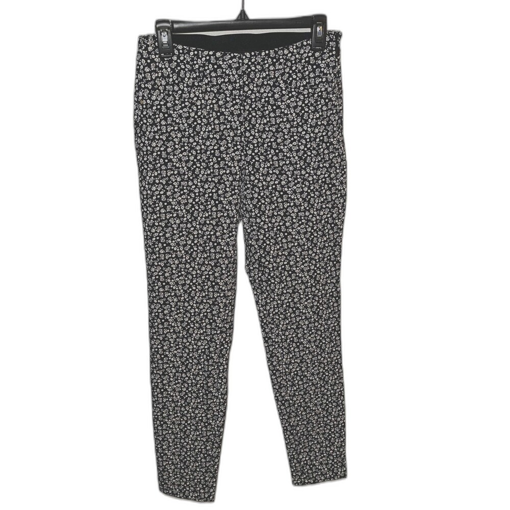 RLX Ralph Lauren Black & White Floral Pants – Performance Ankle Pant Sz 4